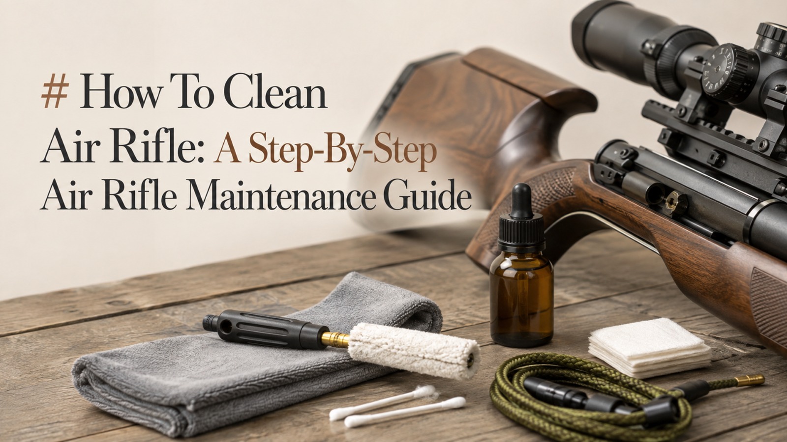 How To Clean Air Rifle: A Step-By-Step Air Rifle Maintenance Guide